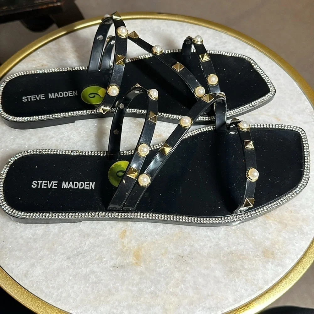 Steve Madden pearls gold